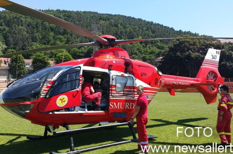 Elicopterul SMURD la Durău pentru un turist francez grav rănit în Ceahlău
