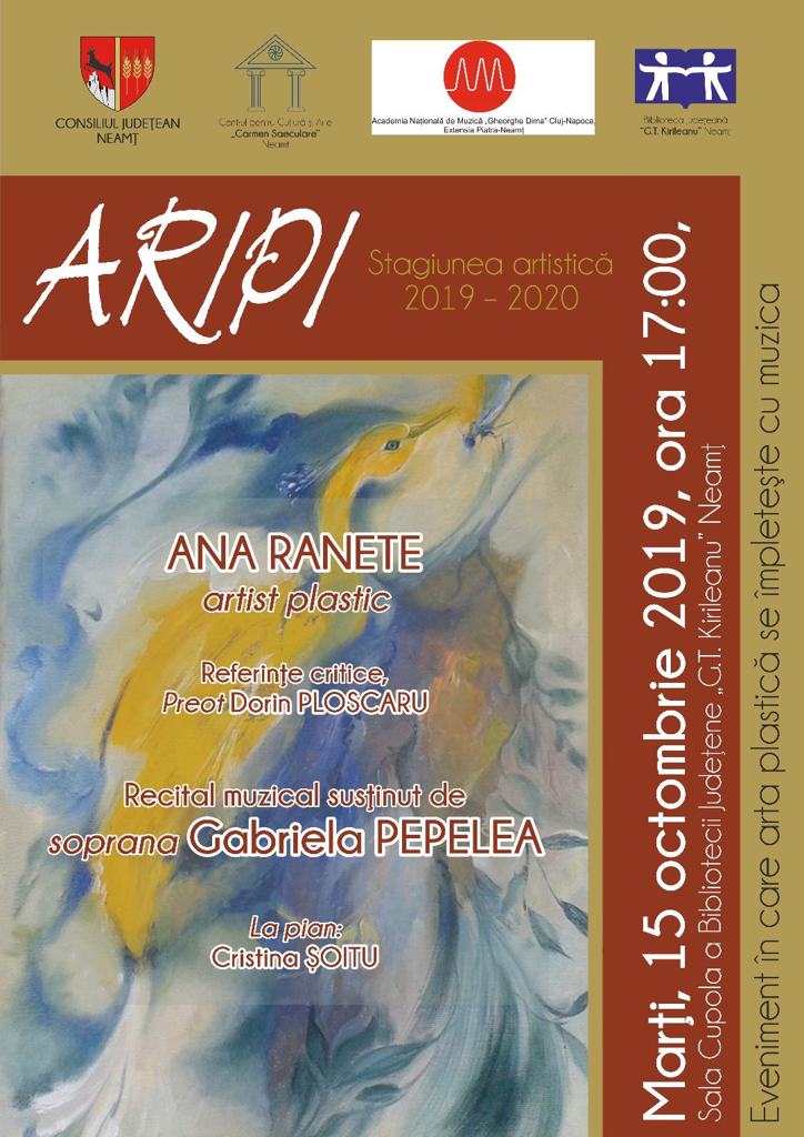 Vernisajul expoziției ”Aripi” la Biblioteca Județeană ”G.T. Kirileanu”