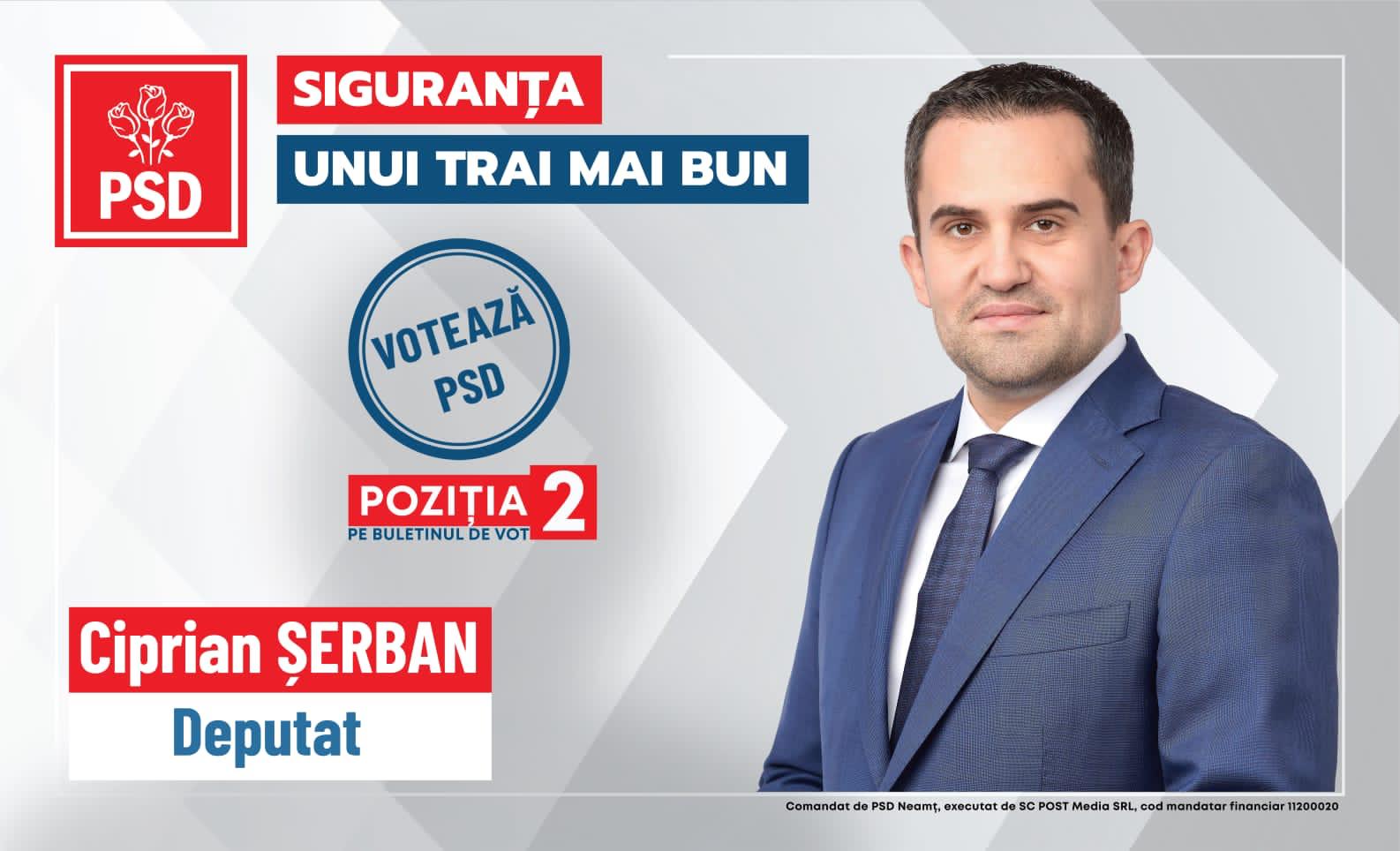 Ciprian Șerban (PSD Neamț): ”PNL, pentru a-și atinge scopurile, bagă mâna în buzunarul oamenilor”