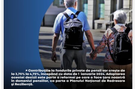 Deputatul Mara Calista: „Cresc contribuţiile la fondurile private la pensii de la 3,75% la 4,75%”
