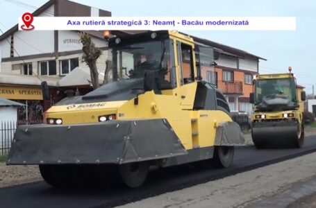 Asfalt pe strada Izvoare, în cartierul Speranța (video)