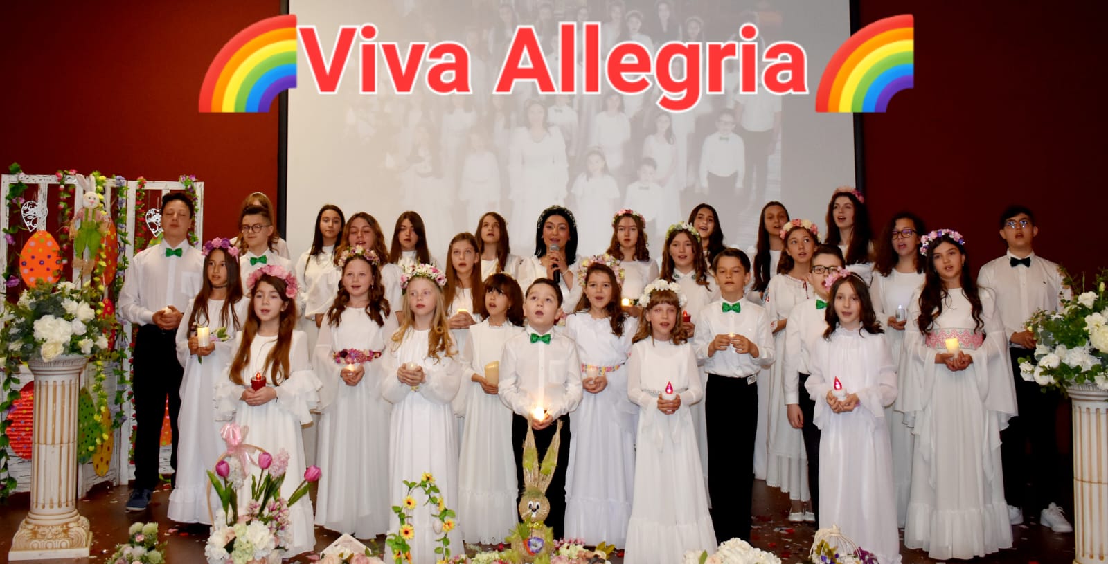 Bucuria învierii prin ochii copiilor Clubului “Viva Allegria”