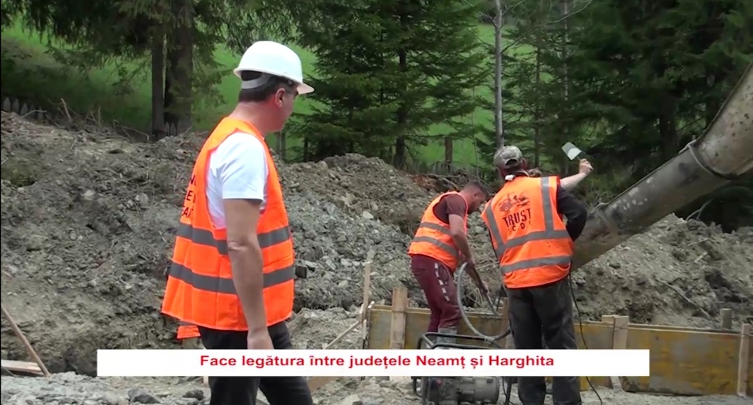 Modernizarea drumului județean 127A Bicazu Ardelean – Tulgheș este în grafic (VIDEO)