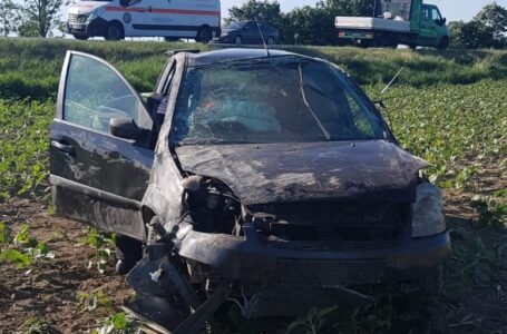 Accident pe E85, în Neamţ, între un TIR şi un autoturism! O femeie a fost rănită!