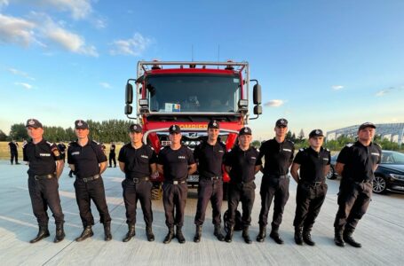 Primele informații despre pompierii ISU Neamț detașați la misiunile de stingere a incendiilor din Franța