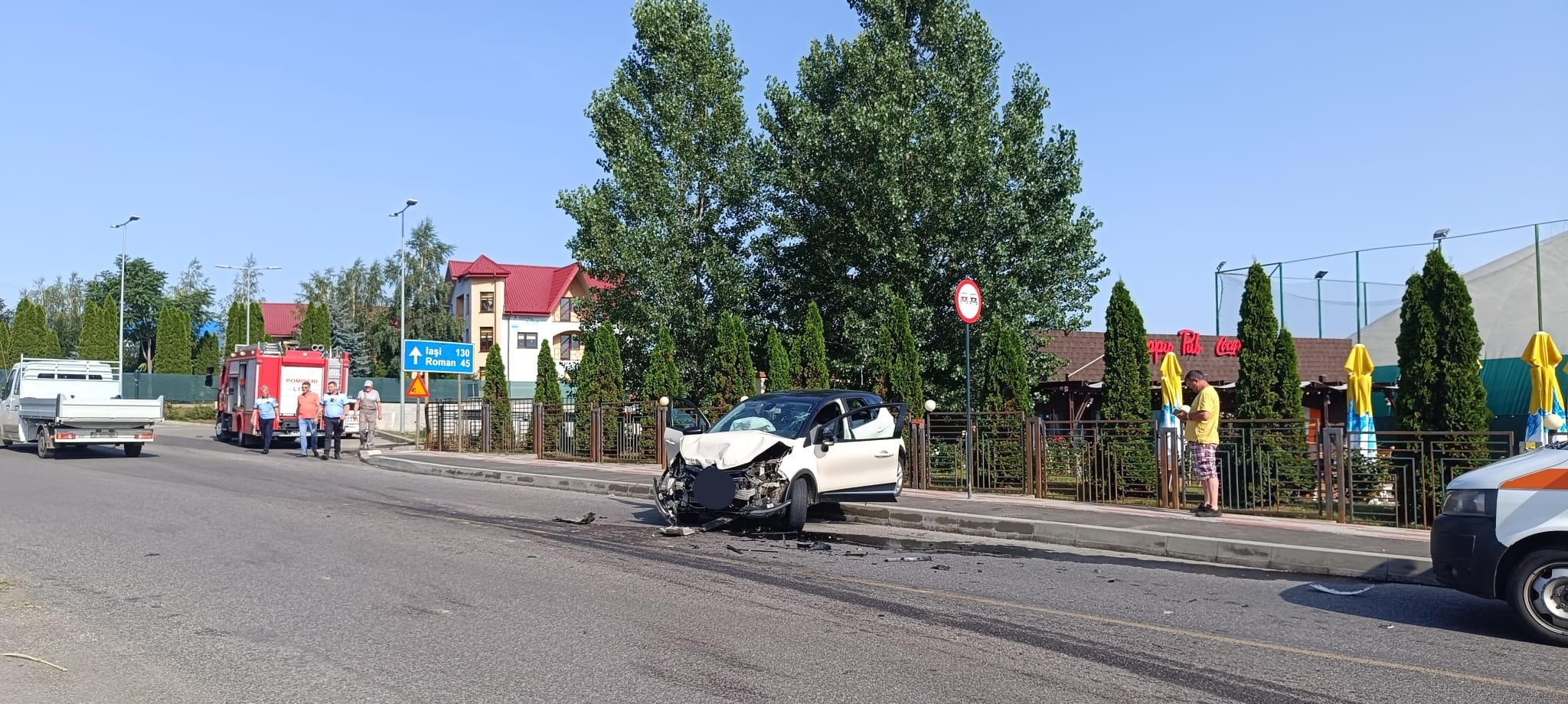 Accident cu victimă în față la Sala Polivalentă Piatra-Neamț