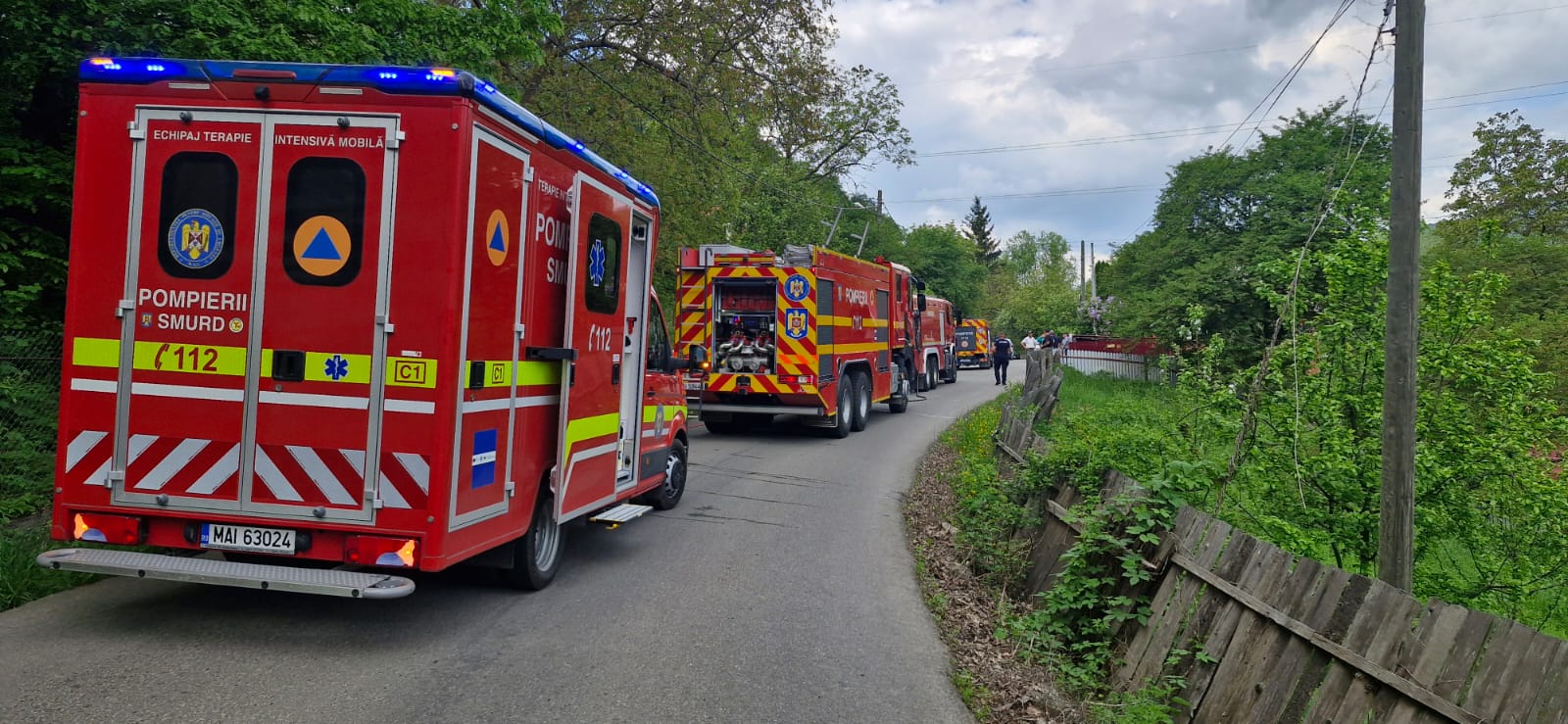 Bătrână în stare critică după un incendiu în Piatra-Neamț
