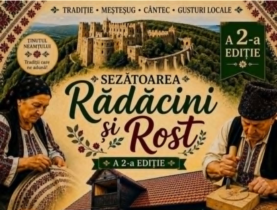 Tradiții, gastronomie și meșteșuguri la Nemțișor: Evenimentul „Rădăcini şi Rost”