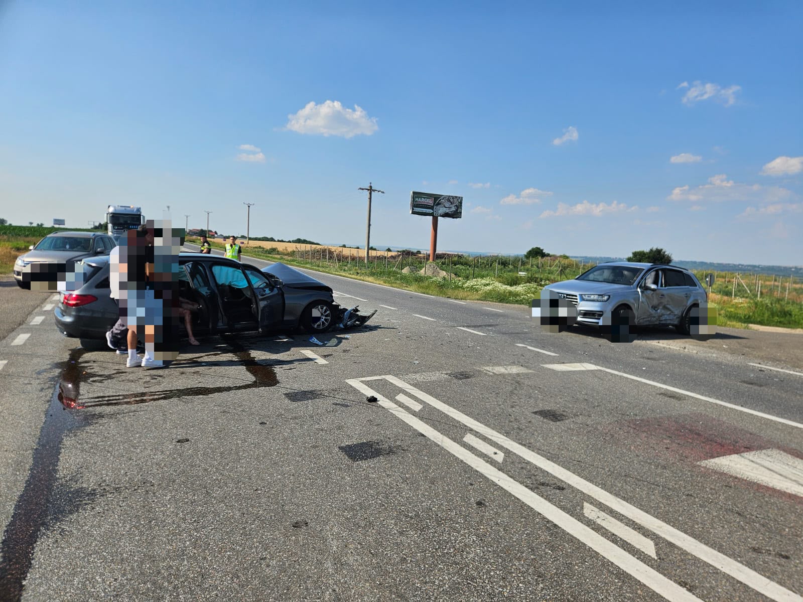 Accident rutier cu 4 victime la Săbăoani