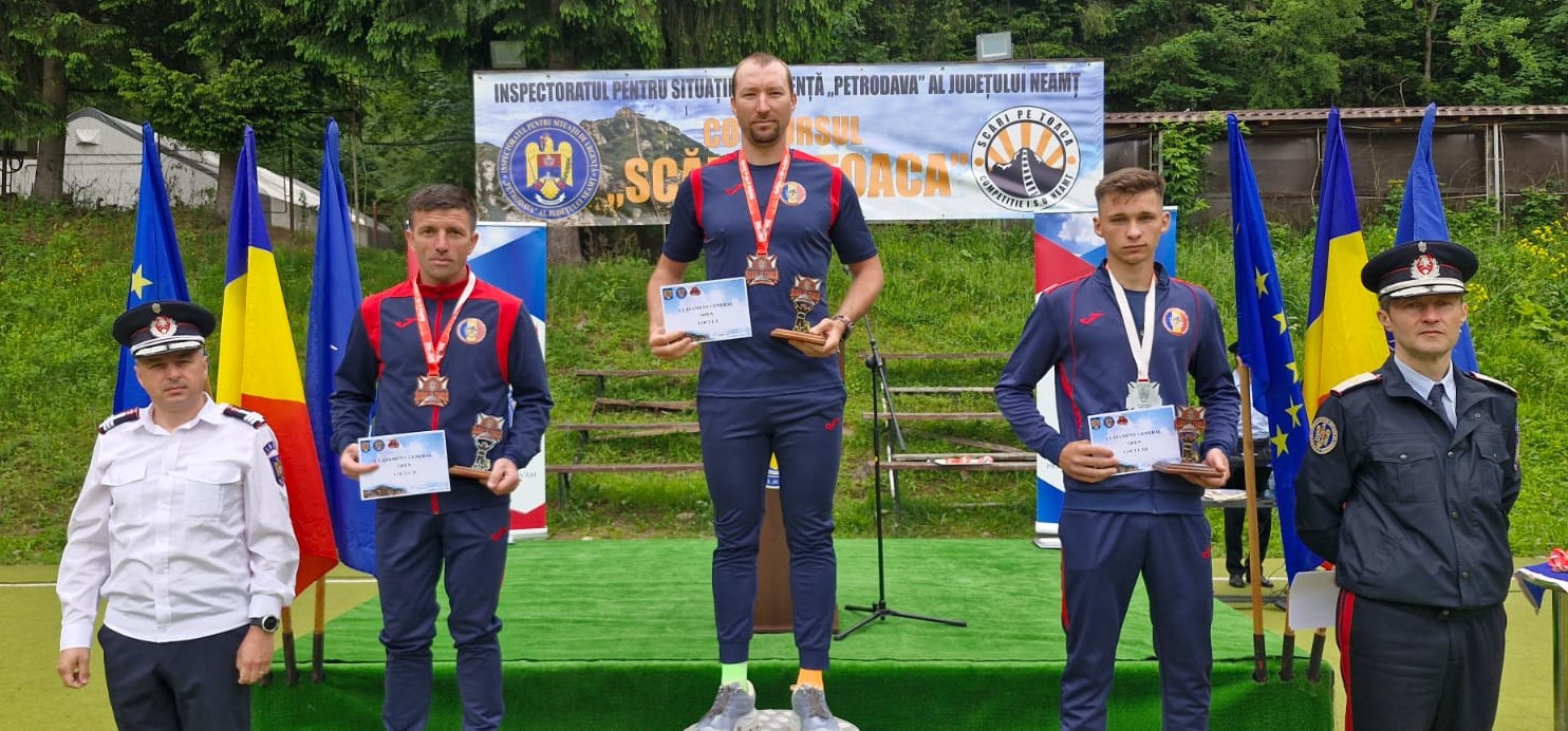 Pompierii au cucerit Vârful Toaca: Rezultatele ediției a IV-a a competiției naționale