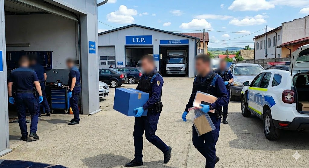 Percheziții în Neamţ și București: Evaziune fiscală la o stație ITP