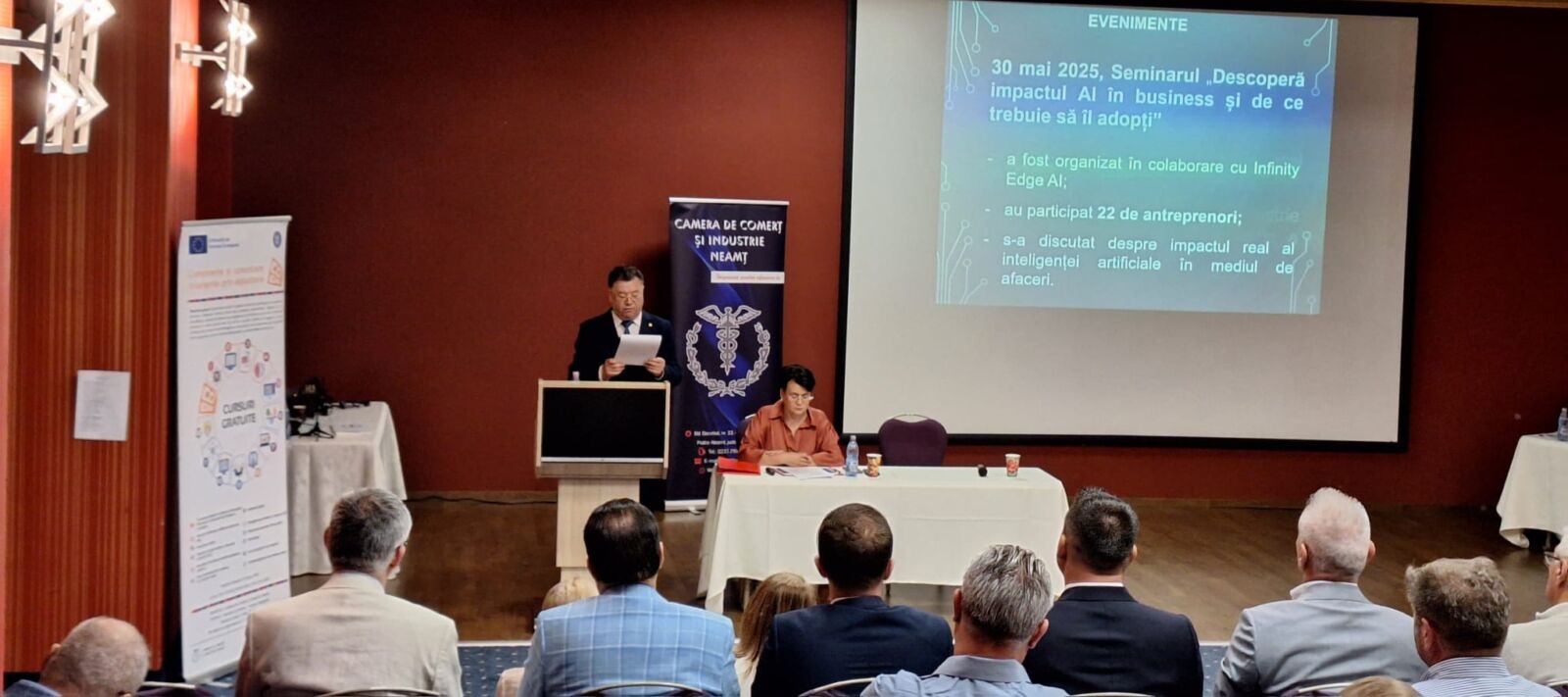 Mihai Apopii, reales preşedinte al Camerei de Comerț și Industrie Neamț