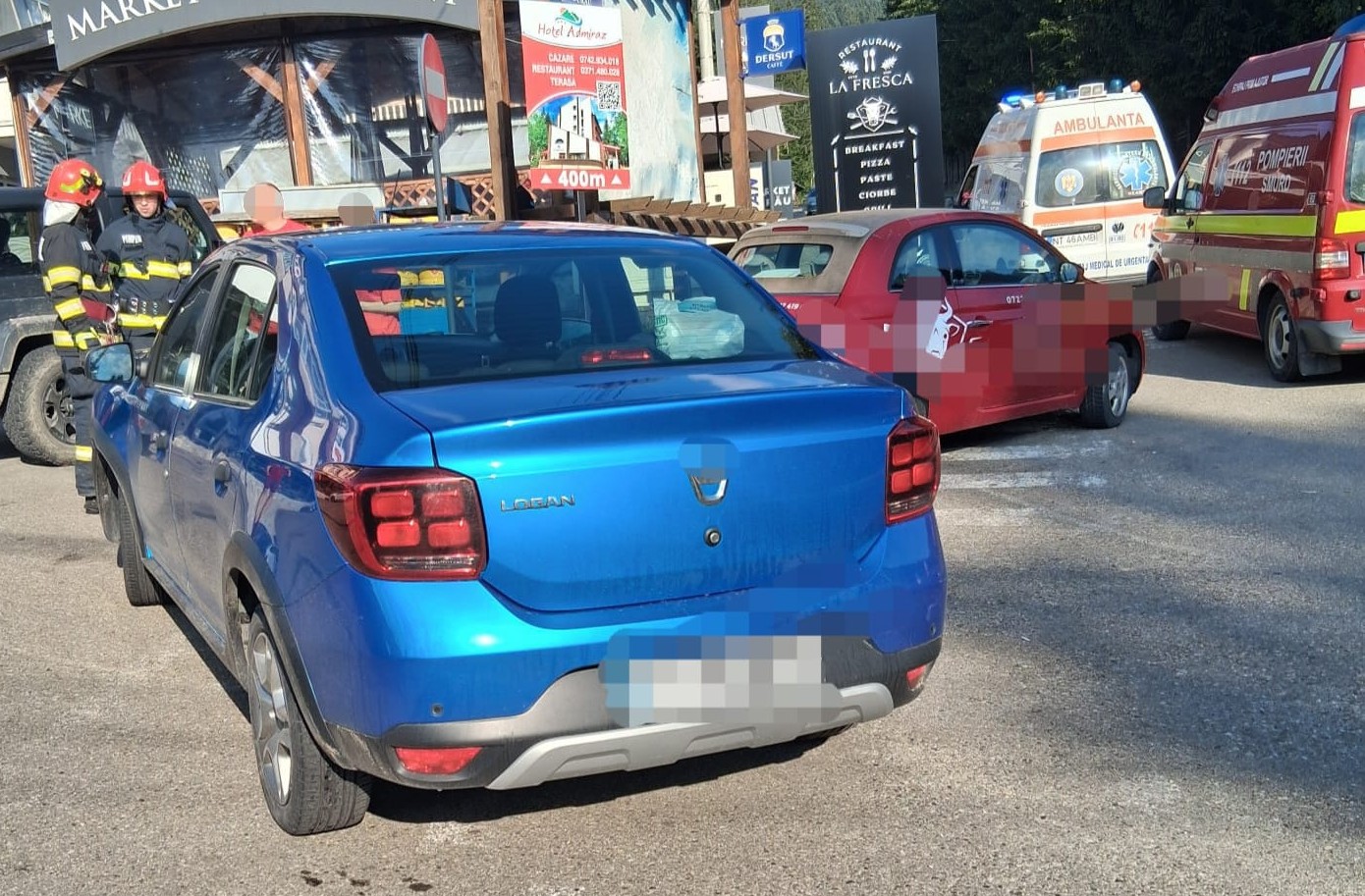 Nouă persoane, implicate într-un accident la Ceahlău