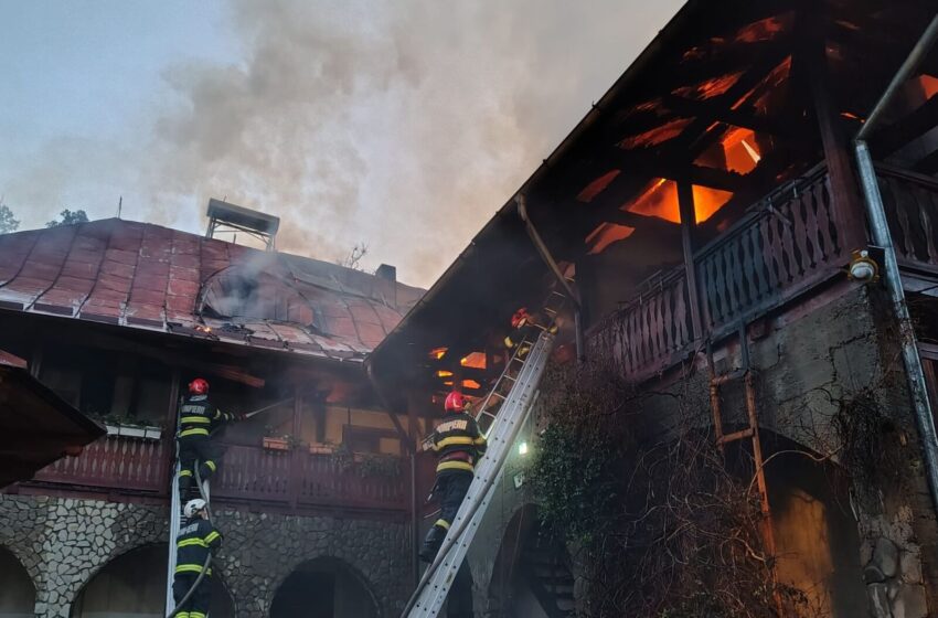 Incendiu Mănăstirea Bisericani
