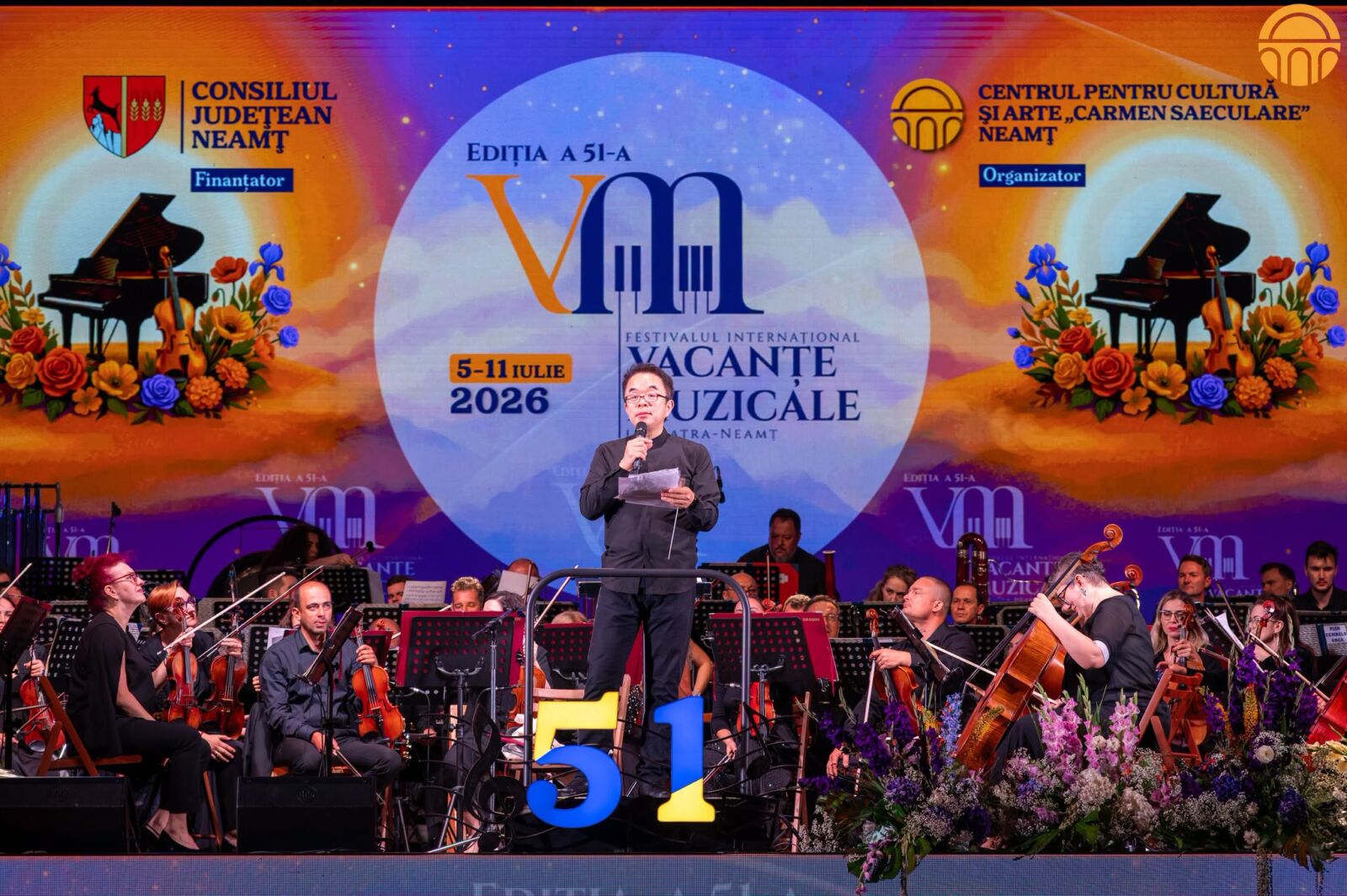 În a treia seară la Vacanţe Muzicale, magia muzicii din filme celebre la Curtea Domnească