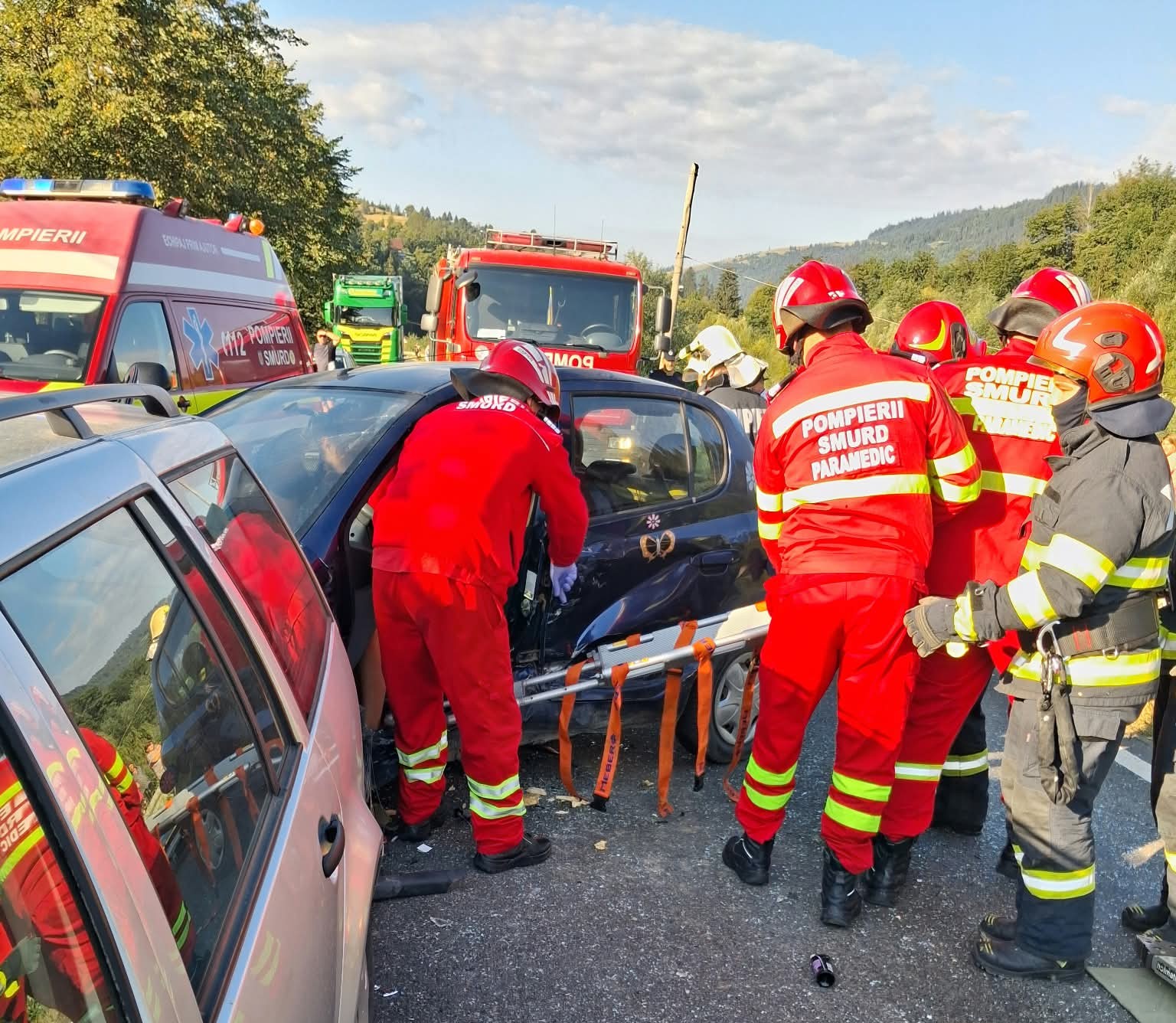 Tânără încarcerată după un accident rutier la Petru Vodă
