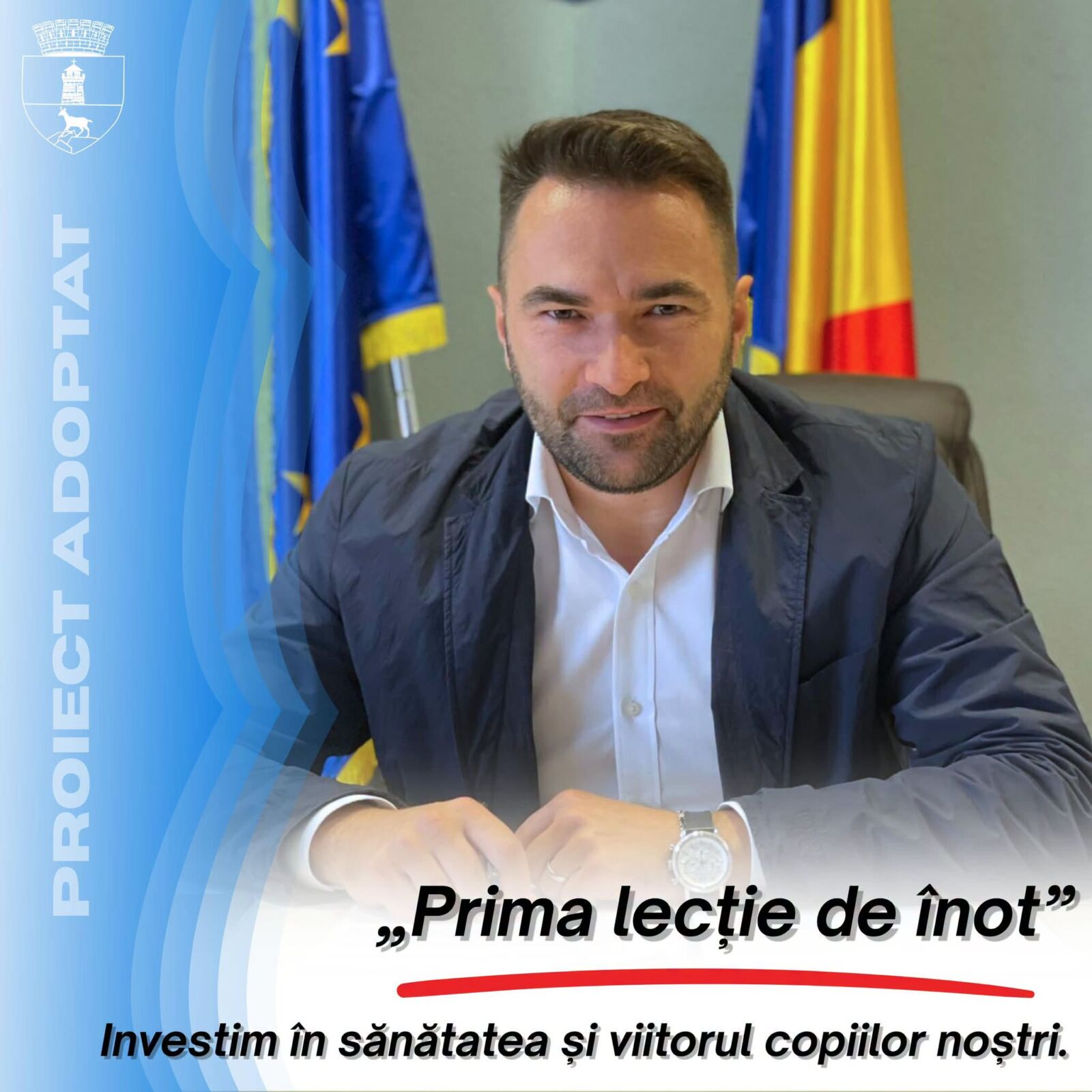 Primarul Adrian Niță: Cursuri gratuite de înot pentru copiii din ciclul primar