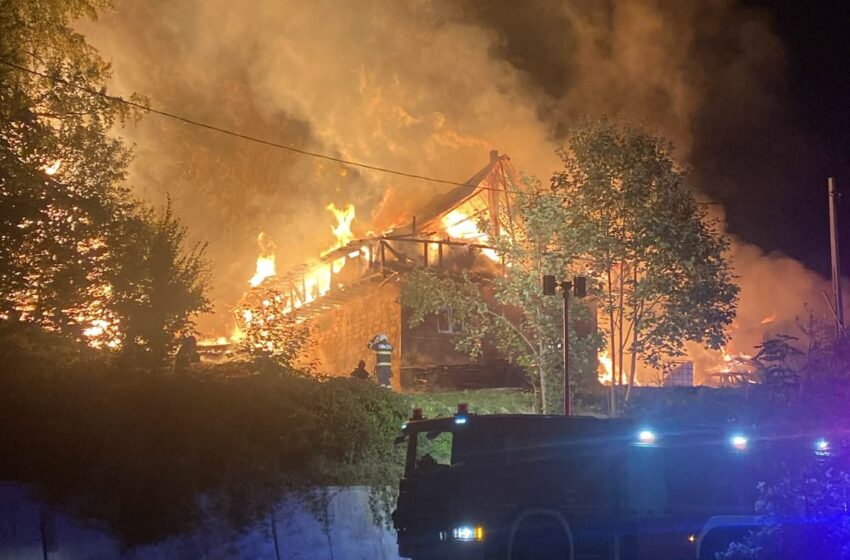 Incendiu Mănăstirea Bisericani